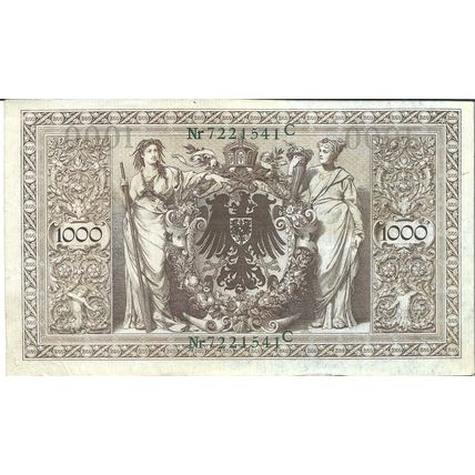 1910 Germany 1000 Marks Bill EX
