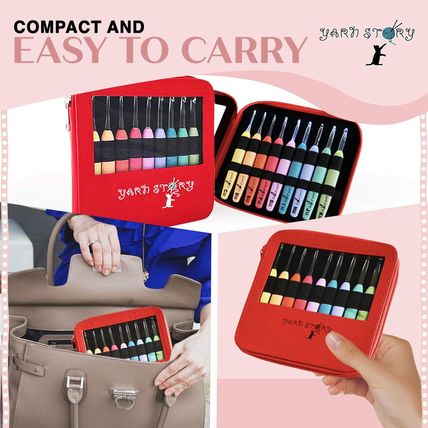 Yarn Story™ Light up Crochet Hook Set 9/Pkg - 9 Pcs Lighted Crochet Hooks Comple