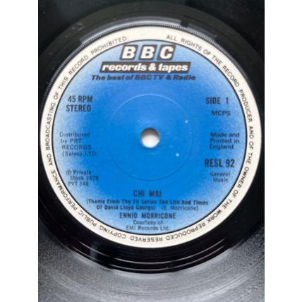 ENNIO MORRICONE - CHI MAI (UK 7" VINYL, 1978)
