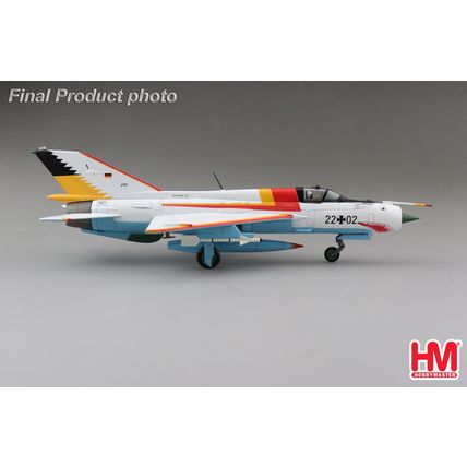HOBBY MASTER HA0108 1/72 MIG-21SPS "THE WHITE SHARK" DREWITZ AIR BASE GERMAN