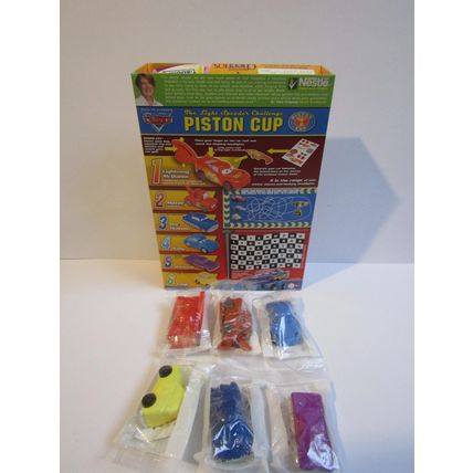 Nestle 2006 Honey Nut Cheerios Light Speeder Cars Cereal Box & Set 6 Sealed Cars