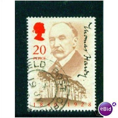 GB QEII 1990 150th Anniversary Thomas Hardy Used SG 1506 Sc 1326 stamp Elizabeth