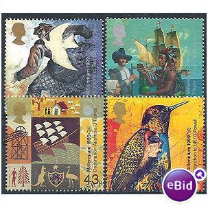 1999 The Settlers Tale Set SG2084-87 Very Fine Used