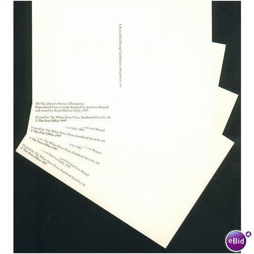 GB PHQ's mint set 1997 - The Queen's Horses