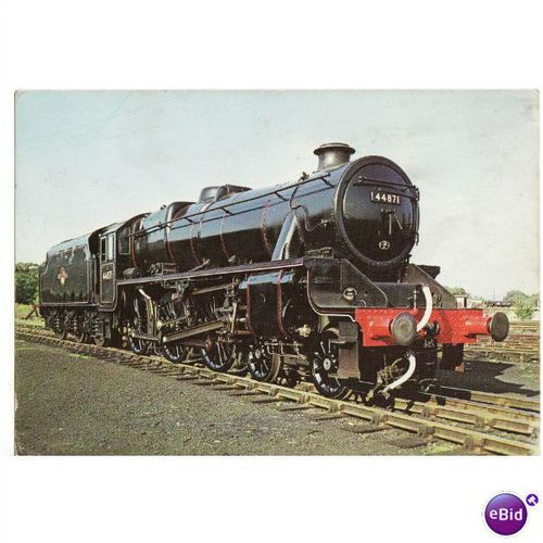 Railway Postcard LMS Stanier Black 5 44871 STEAMTOWN 4-6-0 Loco