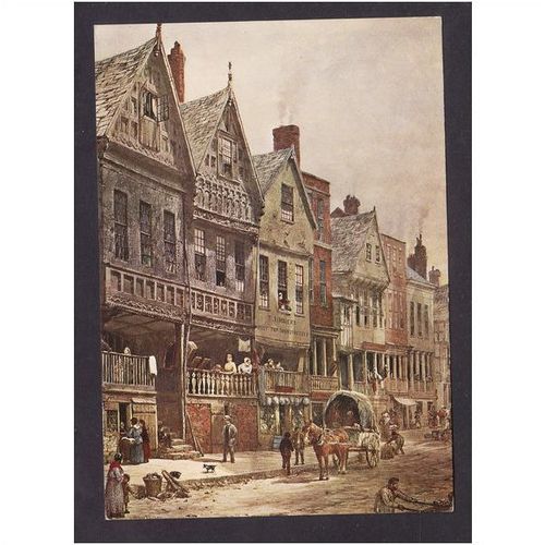 BISHOP LLOYD'S HOUSE, WATERGATE ST, CHESTER. BY LOUISE RAYNER - UNUSED