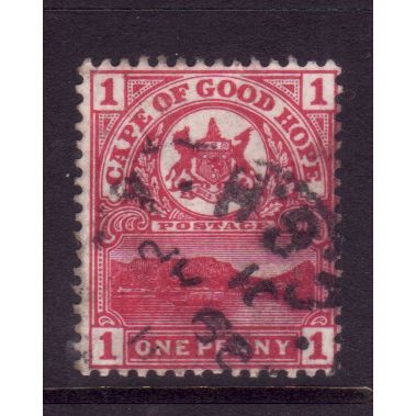 CAPE OF GOOD HOPE 1900 1d CARMINE FINE USED #3