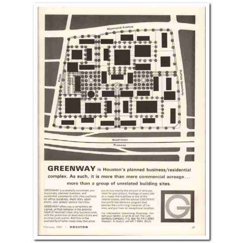 lumbermens company 1967 greenway plaza houston real estate vintage ad