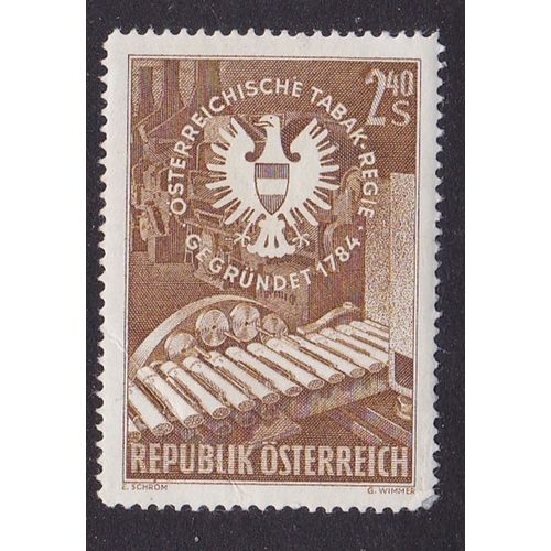 AUSTRIA 1959 175th ANNIV TOBACCO MONOPOLY MNH SG1336