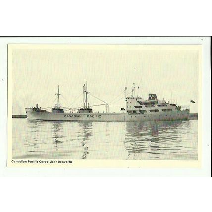 Canadian Pacific MV BEAVERFIR Postcard (Company card)