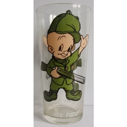 LOONEY TUNES 1973 ELMER FUDD glass