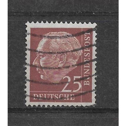 WestGermany.SG1112 25pf Pres. Heuss (Purple).Fine Used.Nov21