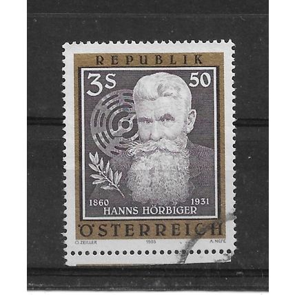 Austria.125th Birth Anniversary of Hanns Horbiger stamp.Fine Used.Aug22