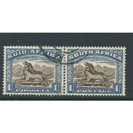 south africa stamp sg62 sg 62 horizontal pair fu