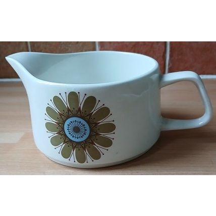 J&G Meakin Galaxy Gravy Boat, Retro vintage mid century, Jessie Tait 1967