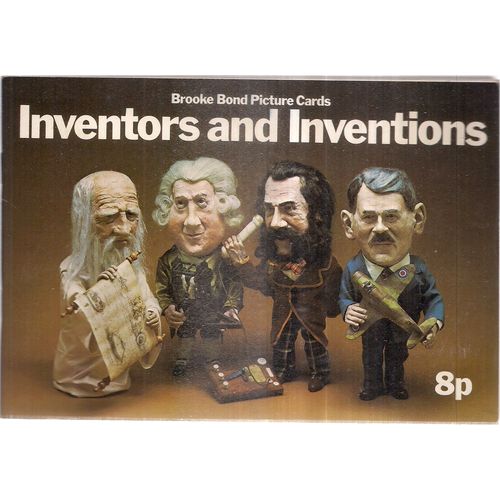 INVENTORS AND INVENTIONS . Brooke Bond Tea card album complete 50 cards.