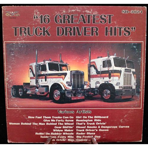 Gusto (Starday) #SD-3024 "16 Greatest Truck Driver Hits" - various artists