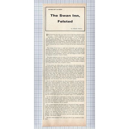 (4804) The Swan Inn Felsted Essex - 1974 Clip