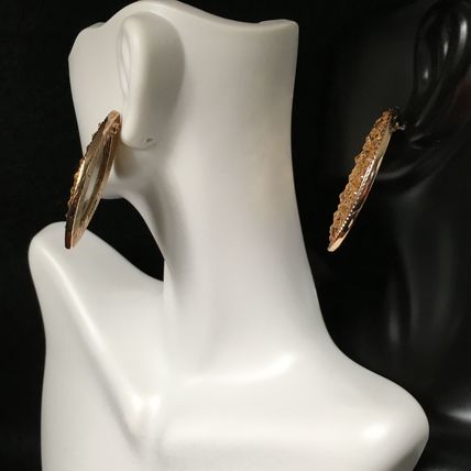 Marquise Cut Pave Stud Earrings Gold #372 USA Seller