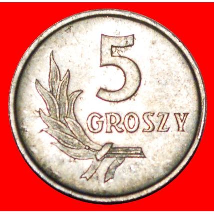 Ⰶ SOCIALIST STARS ON EAGLE 1958-1972: POLAND 5 GROSZES 1972★LOW START★NO RESERVE