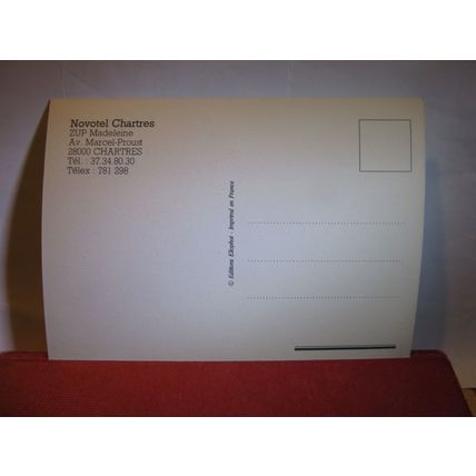 NOVOTEL HOTEL, CHARTRES, FRANCE unused postcard #