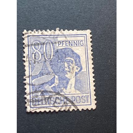 Briefmarke Alliierte Besatzung 80 Pfennig 1947 Michel 957 gestempelt