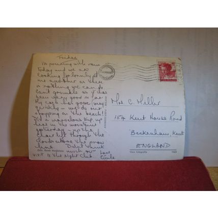 COLLE DI NAVA. ITALY mountain pass. used postcard RP 1962 pm =