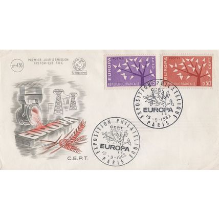 Zayix France 1045-1046 FDC PJ Marque Depose Cachet Europa CEPT 032323SM36