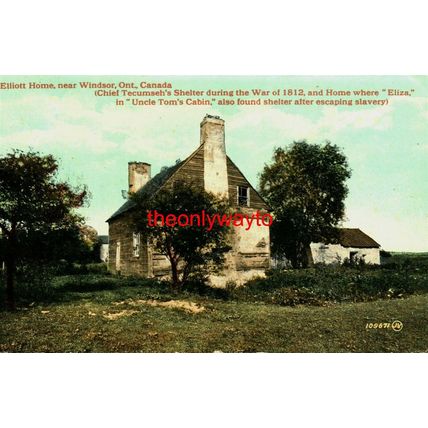 Elliott Home Near Windsor, Ontario, Canada, 109671 Valentines Postcard, 1919