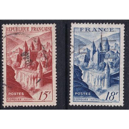 France 1947 SG 1021-2 Used (E-039 (16))