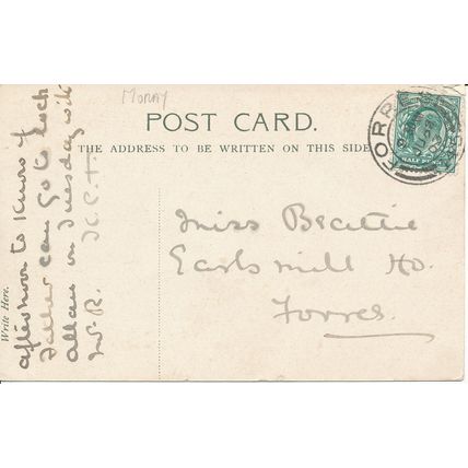 PC20558 Kinloss Abbey. Valentine. 1903