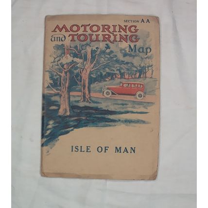 Vintage Motoring and Hiking Map AA