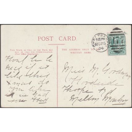 Highnam Church, Gloucestershire, 1904 - Davies & Son Postcard