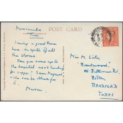 Heysham Church, Lancashire, 1950 - JL Topaz RP Postcard