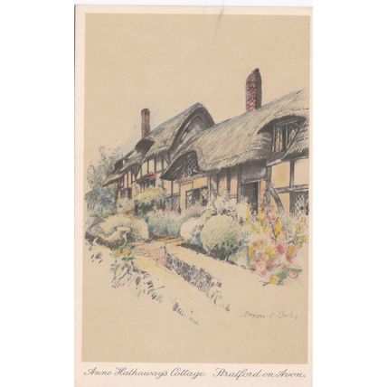 A276 STRATFORD ON AVON - ANN HATHAWAYS COTTAGE . MARJORIE BATES