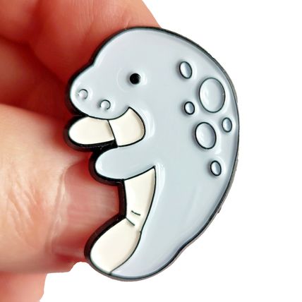 Sealion Enamel Pin Badge Rubber Safety Back 3.2 cm x 2.3 cm Sealife Fun BA143