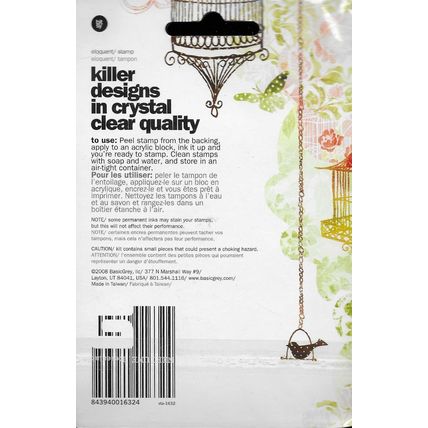 Studio G. Eloquent Stamp Set. Stamping Cardmaking Scrapbooking Crafts