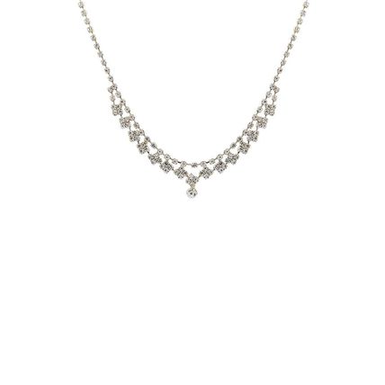 New Stylish Rhinestone Design Crystal Necklace