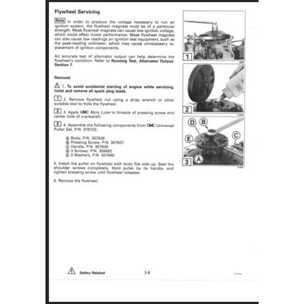 Johnson 90 Thru 115 90° CV Outboard Motor Service Manual 1996 507267 PDF