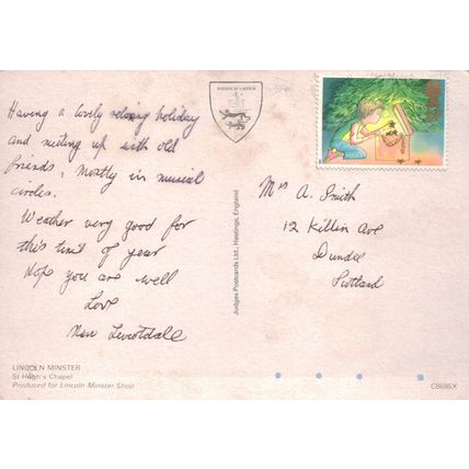 Postcards Lincoln Cathedral. Job lot
