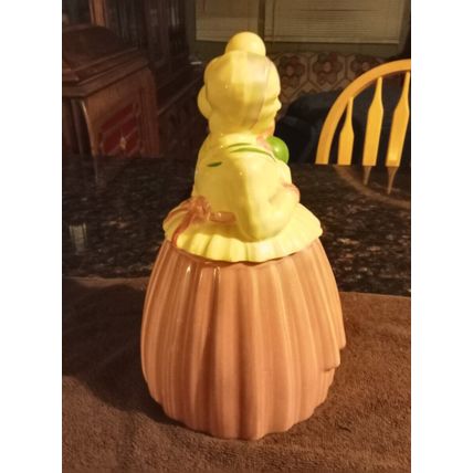 Old Vintage Original Cookie Jar Pottery Guild Balloon Lady 11 3/4" Tall 1940's