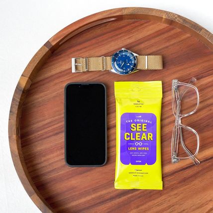See Clear Original Lens Cleaning Wipes - Pre-Moistened Eyeglass & Screen Cleanin