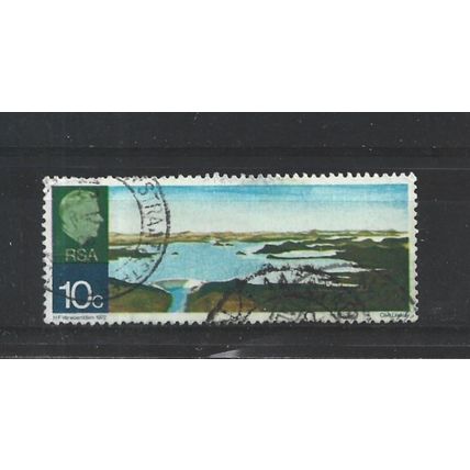 SouthAfrica.SG309 10c Dam and surrounding country.Fine Used.Aug25
