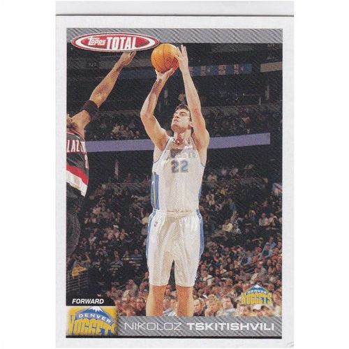 2004-05 Topps Basketball Nikoloz Tskitishvili