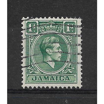 Jamaica.SG122a 1d King George VI (Blue-Green).Fine Used.Aug19