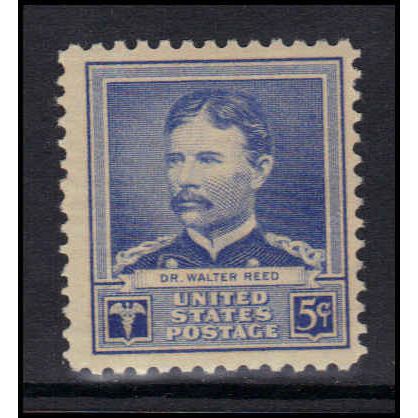 877 5c Dr. Walter Reed Fine MNH U2384