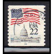 Used 2115 22c U.S. Flag Fine CNS 14 PA6965