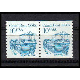 2257av 10c Canal Boat Very Fine MNH SG CNP Left 4 PA0939