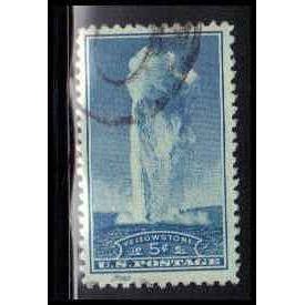 Used 744 5c Yellowstone National Park Fine K0467