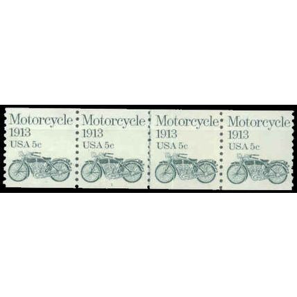 1899 5c Motorcycle Very Fine MNH Dry Gum PNC 1/4 G0136